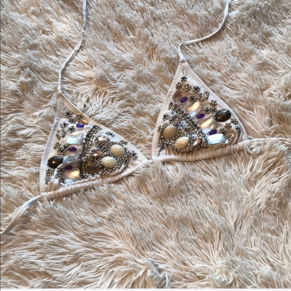 Embellished Bikini Top - Picture 2 of 2